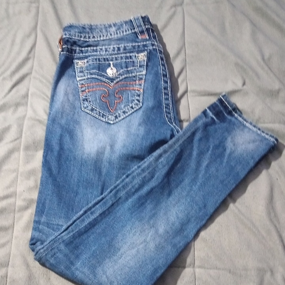 Rock Revival Women's Blue Skinny Jeans